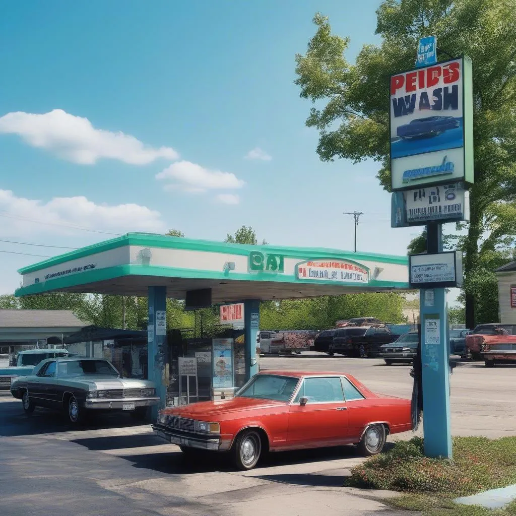 Station de lavage de voiture à Highland Park