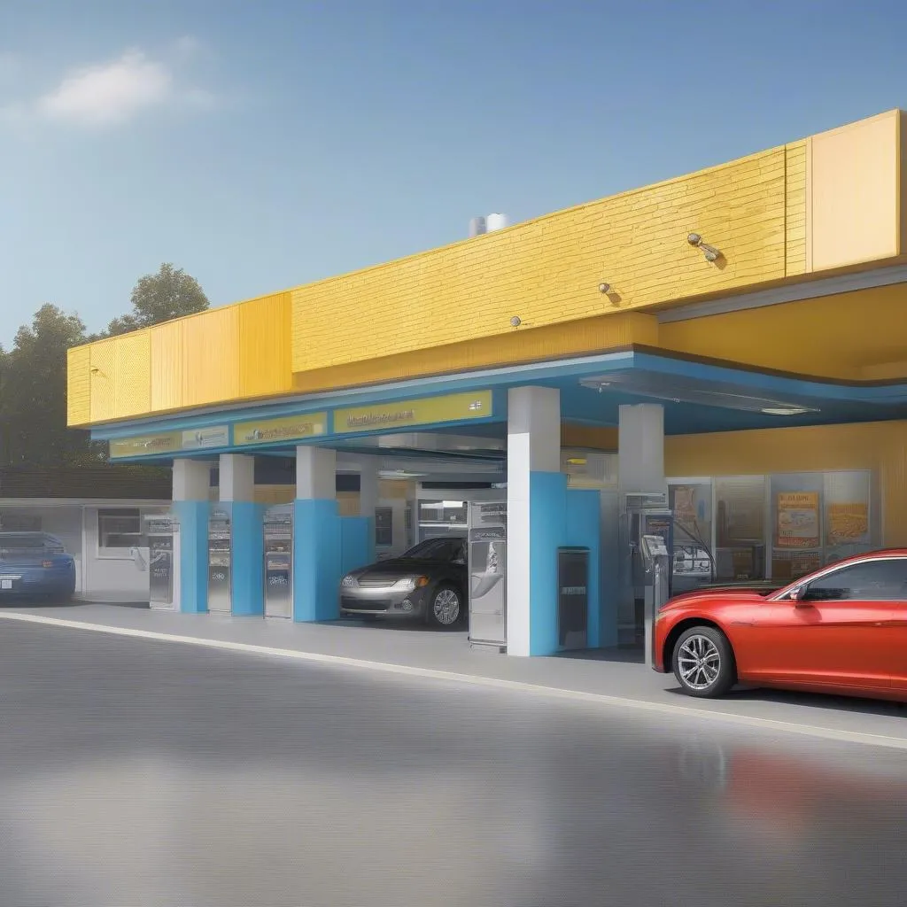 Lave-auto drive-thru