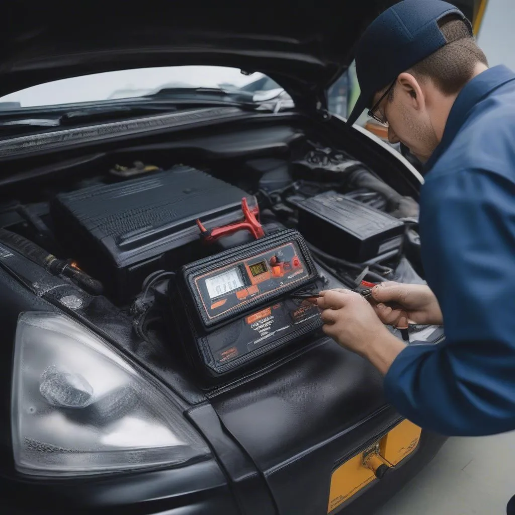 Test de batterie de voiture