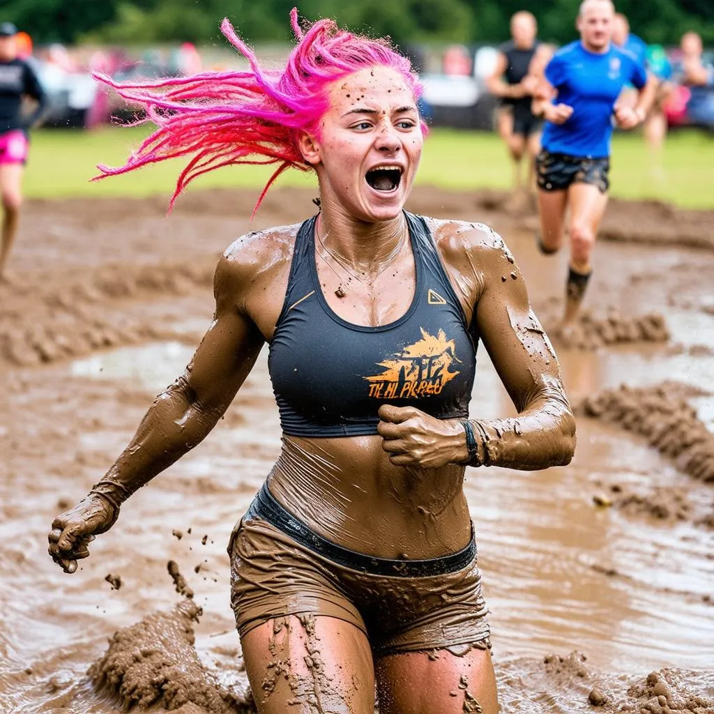 Cara Maria Sorbello en pleine compétition