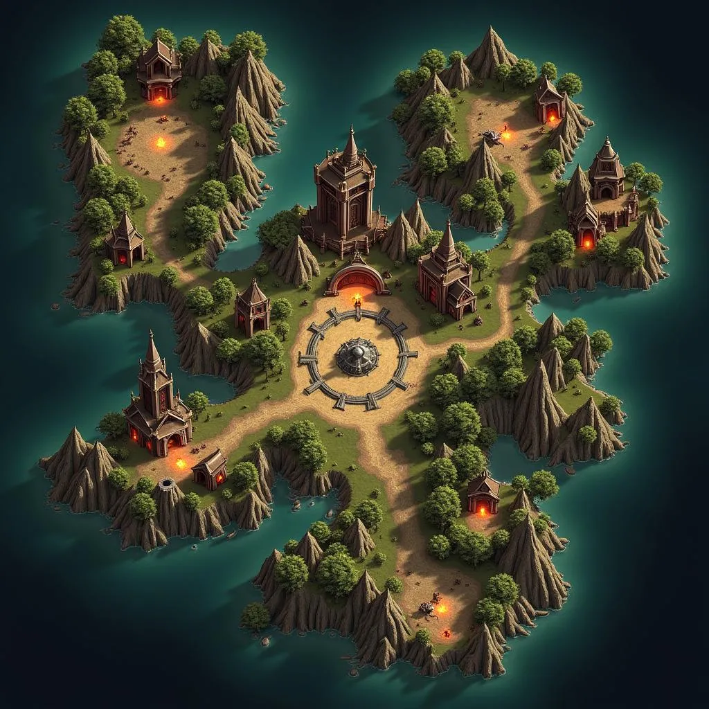 Carte des emplacements des autels de Lilith dans Diablo 4