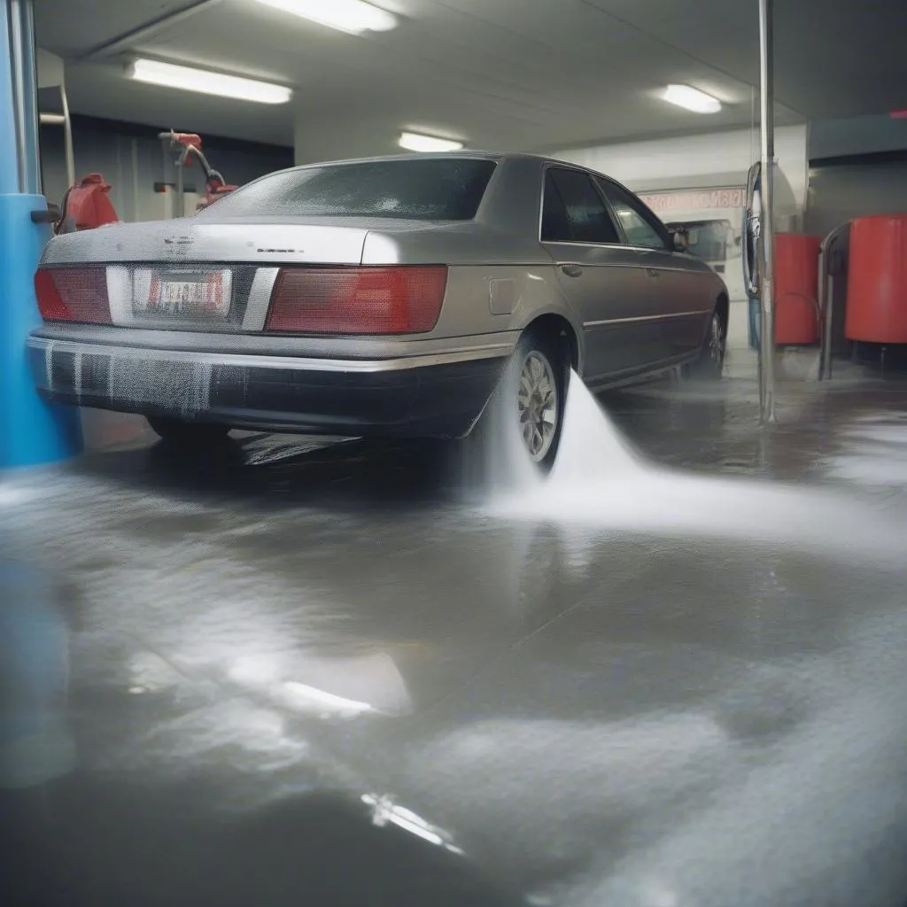 car wash interior