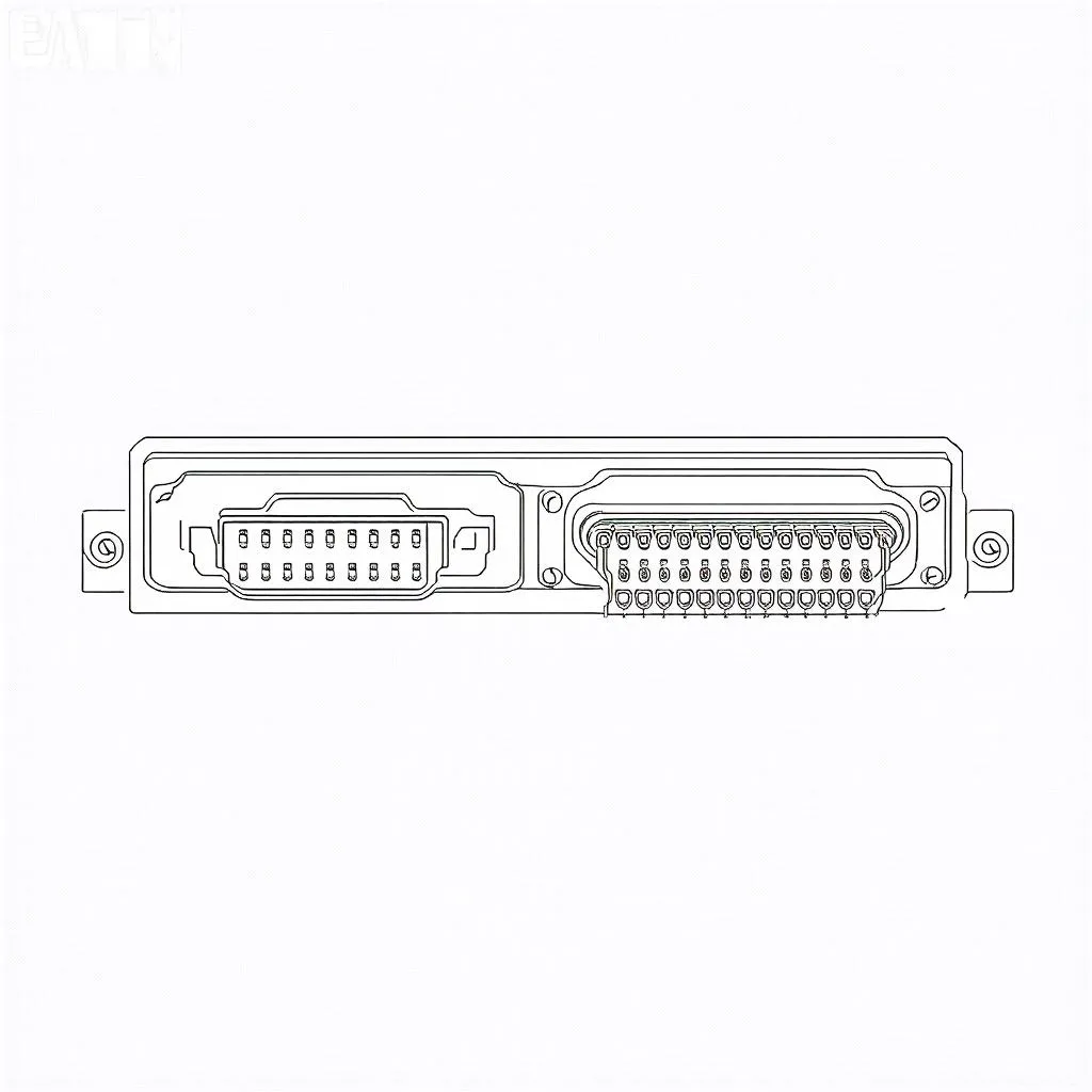 Diagramme du connecteur de diagnostic 9 broches CAT