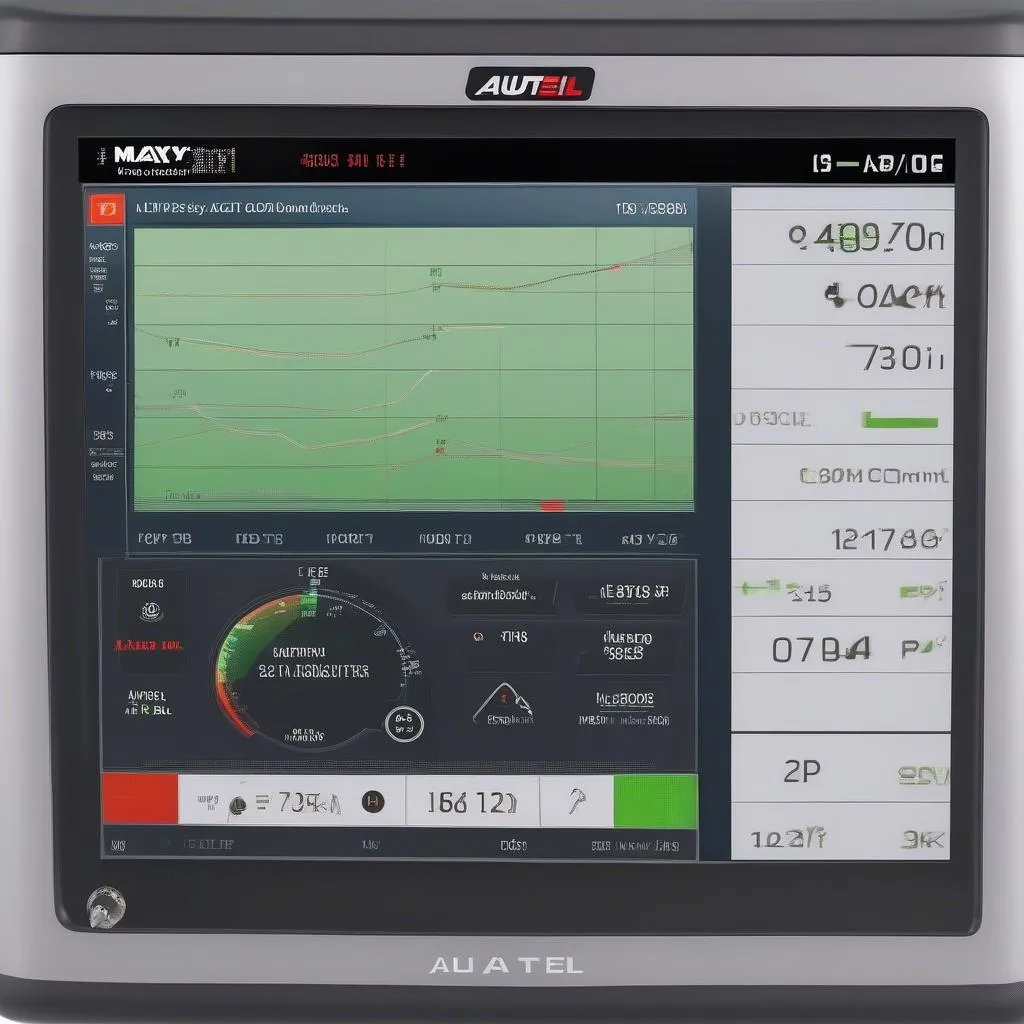 Autel MaxiSys Ultra - Écran de diagnostic du moteur Caterpillar