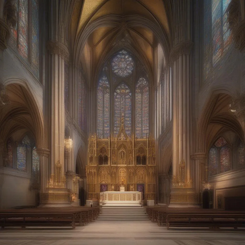 Gothic Cathedral Altar