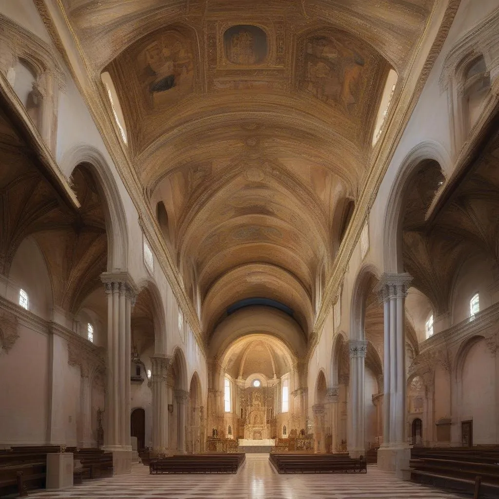 Vue d'ensemble de la cathédrale Santa Maria de Cagliari