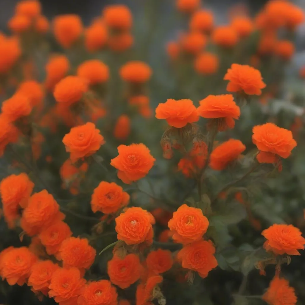 Cempasúchil flowers