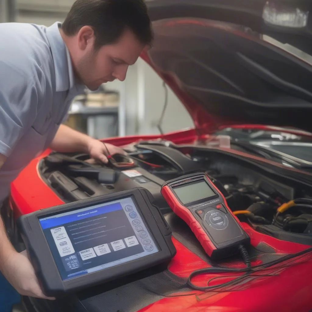 Scanner Cen-Tech OBD II/EOBD multilingue avec mise à jour