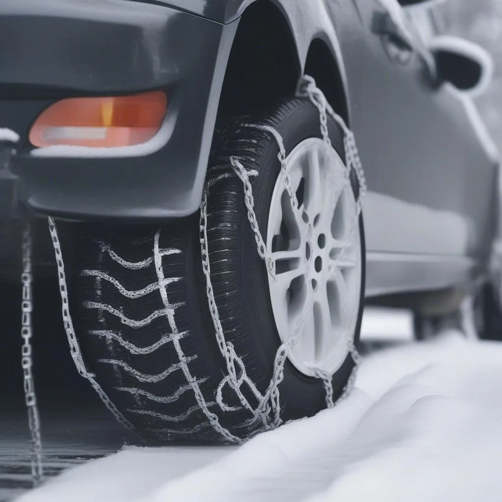 Chaînes à neige : améliorer la sécurité de la conduite sur routes enneigées