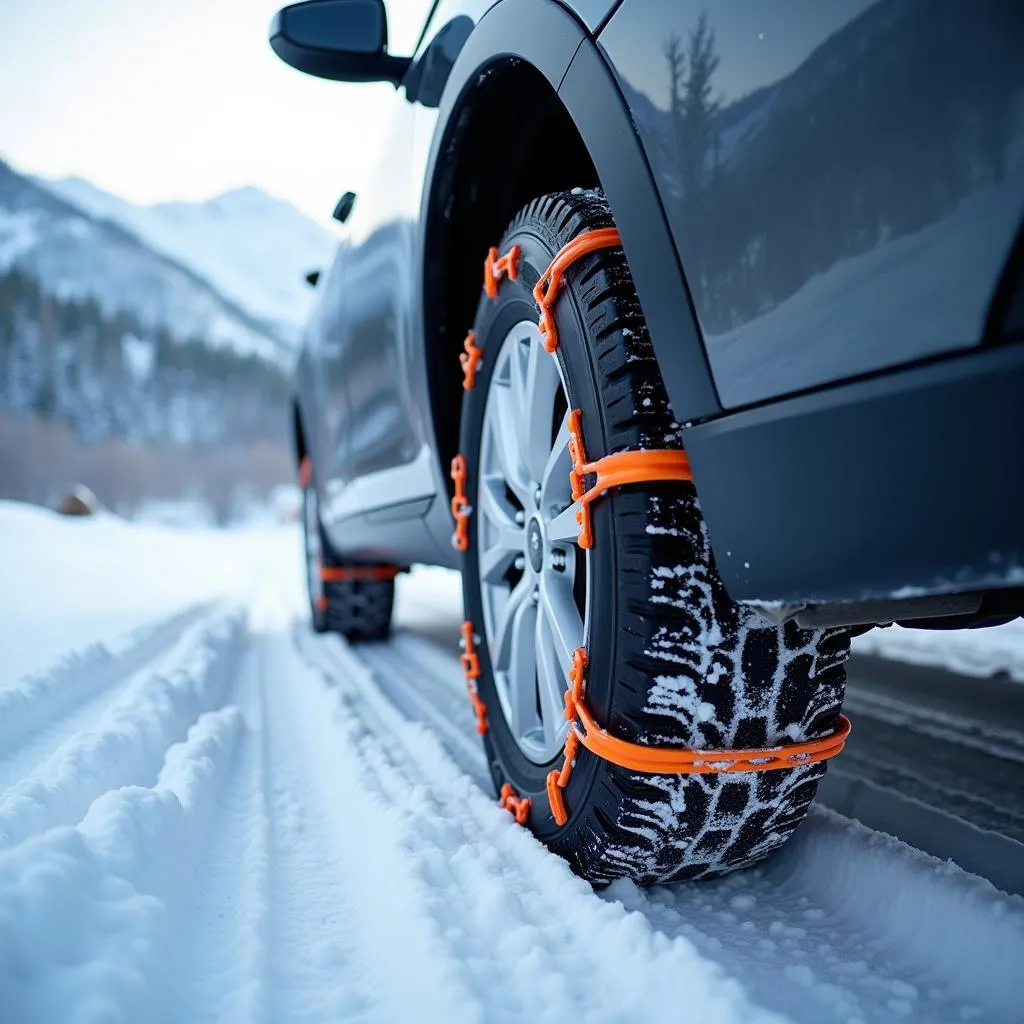 Chaînes à neige pour voiture : Quand, où et comment les utiliser ?