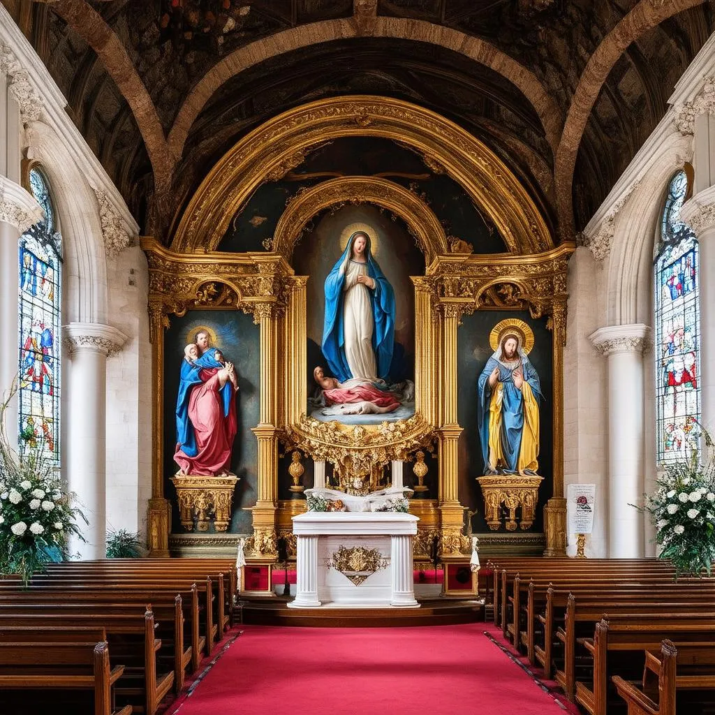 Intérieur de la Chapelle Cerasi