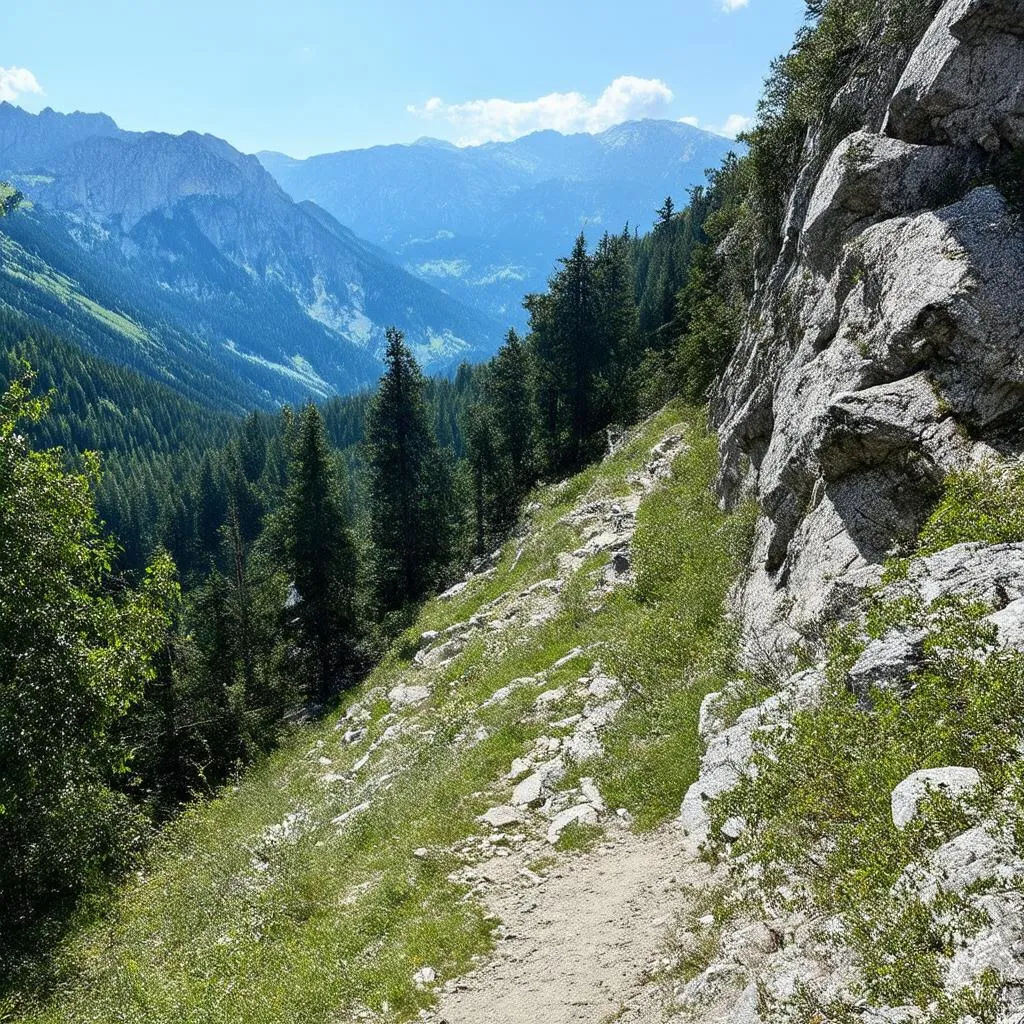 Chemin de Montagne vers l'Autel de l'Abondance