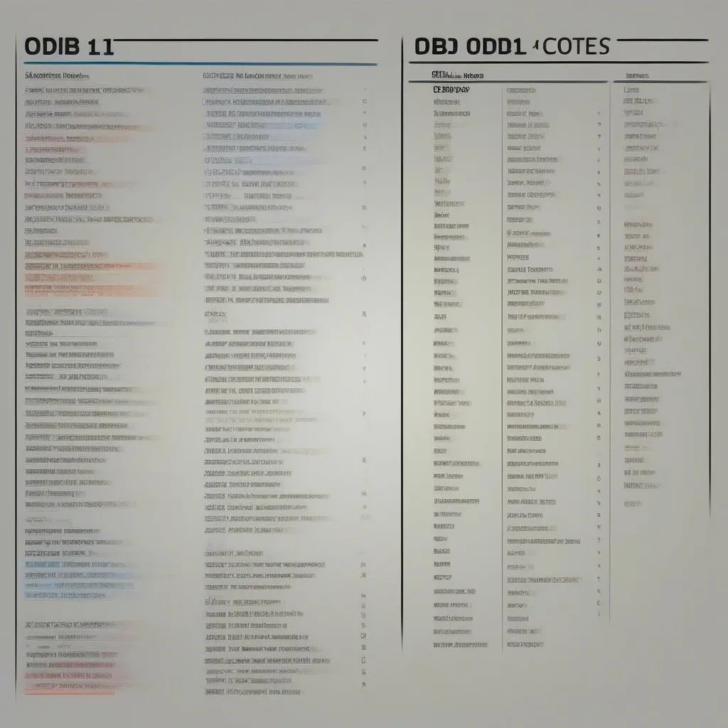 Codes d'erreur OBD1 Cheyenne 1500