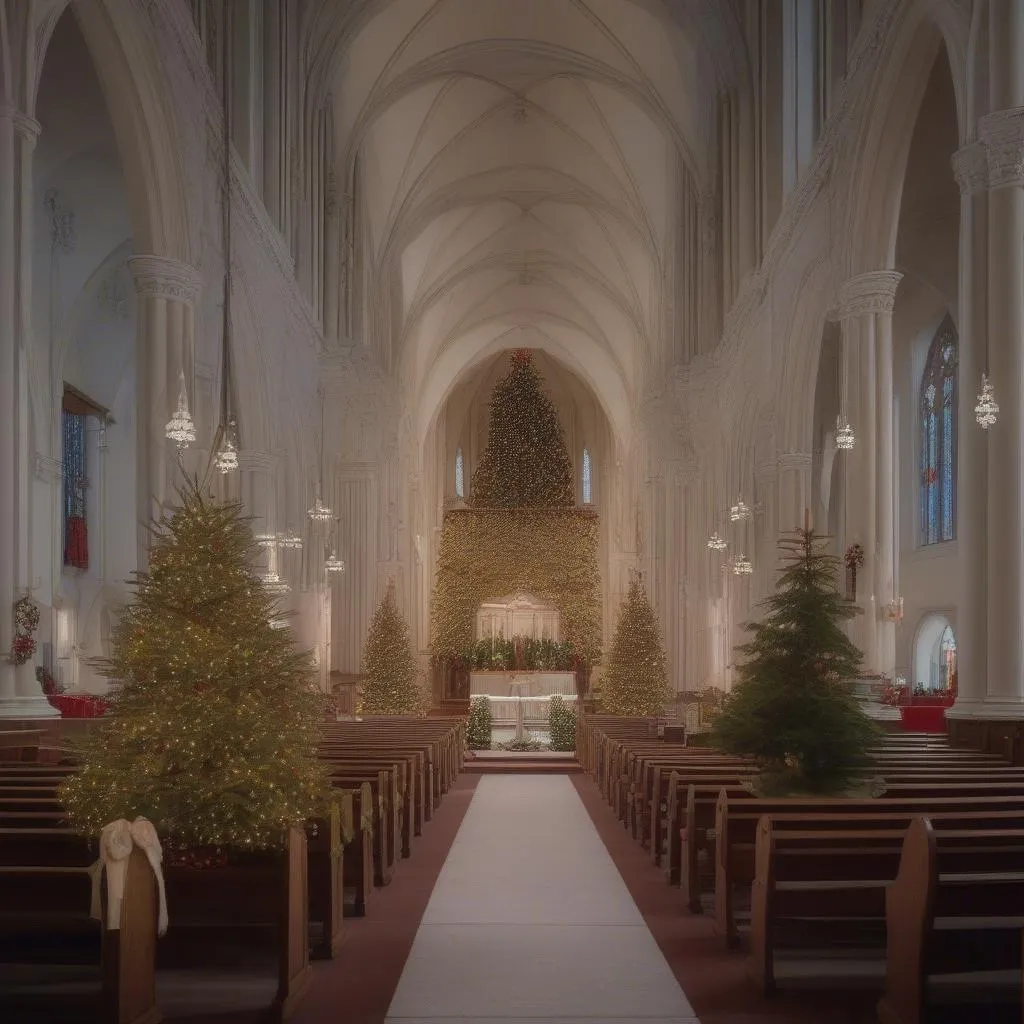 Intérieur d'église