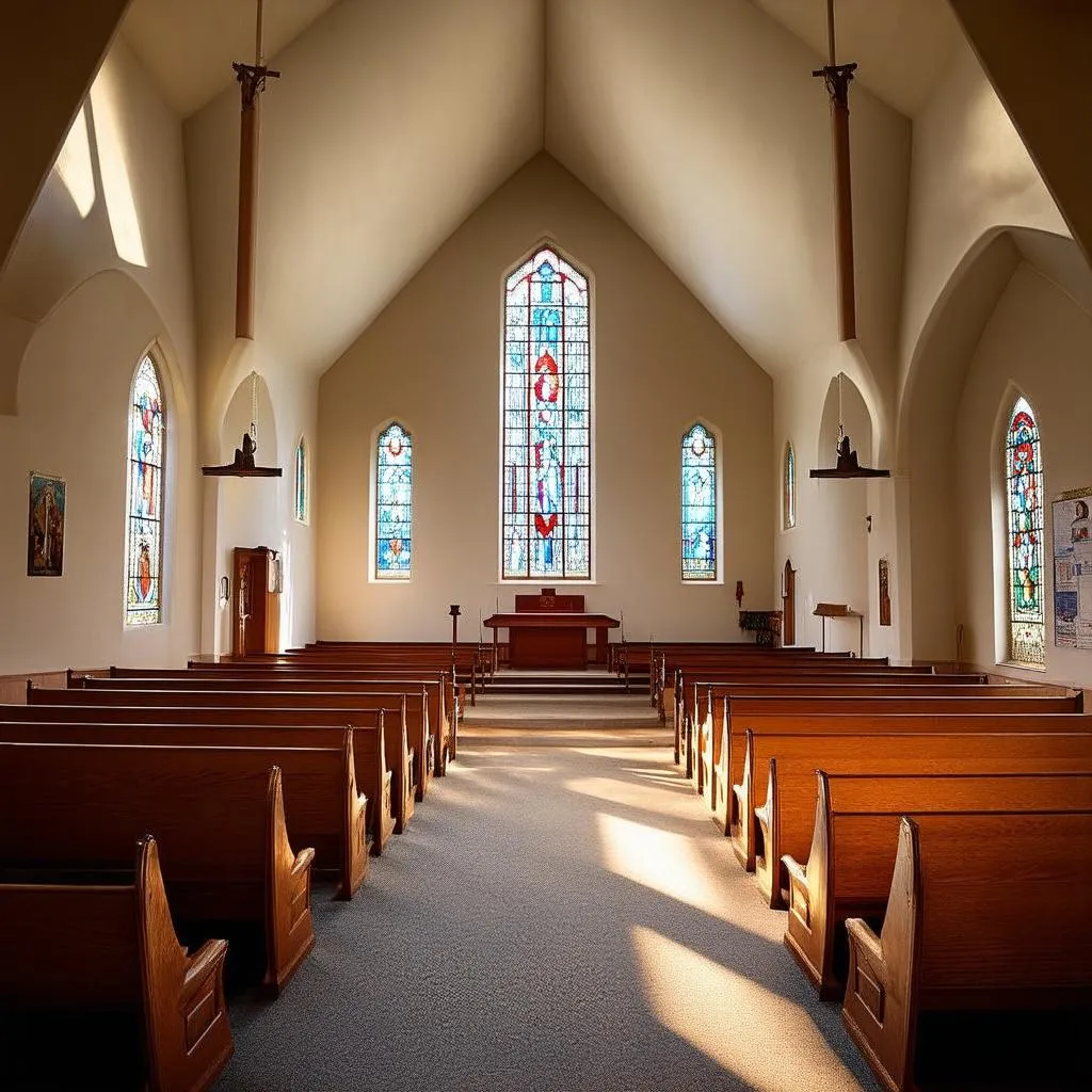 Intérieur de l'église