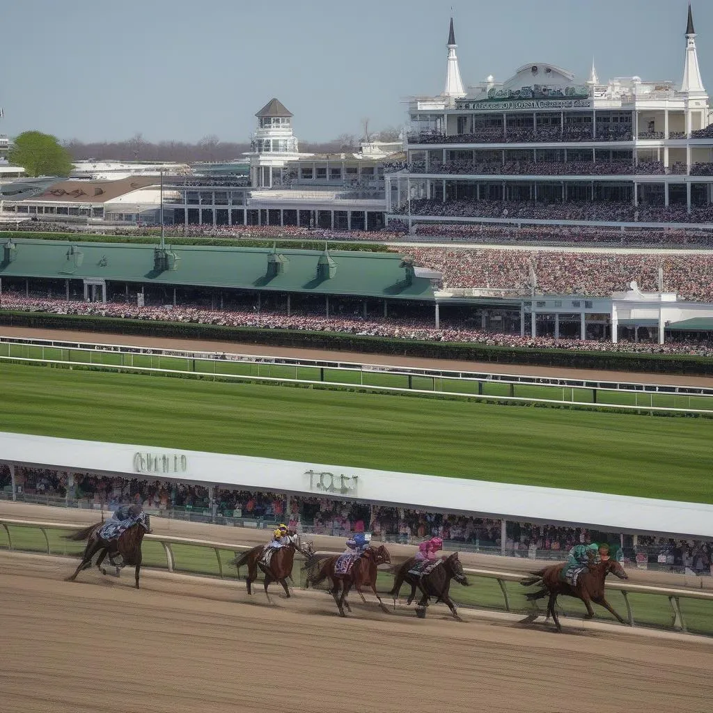 Profitez de l'atmosphère unique de Churchill Downs, le célèbre hippodrome de Louisville