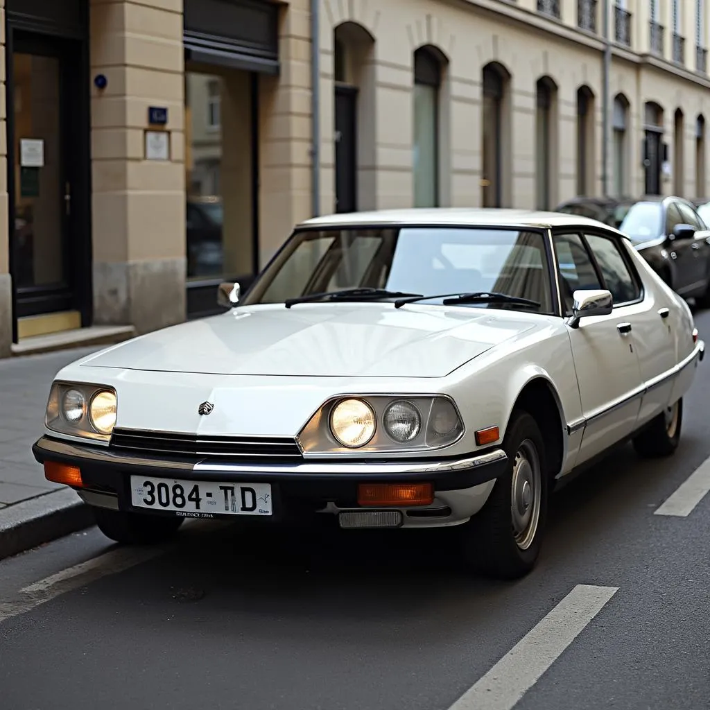 Citroën CX des années 1970 à Paris