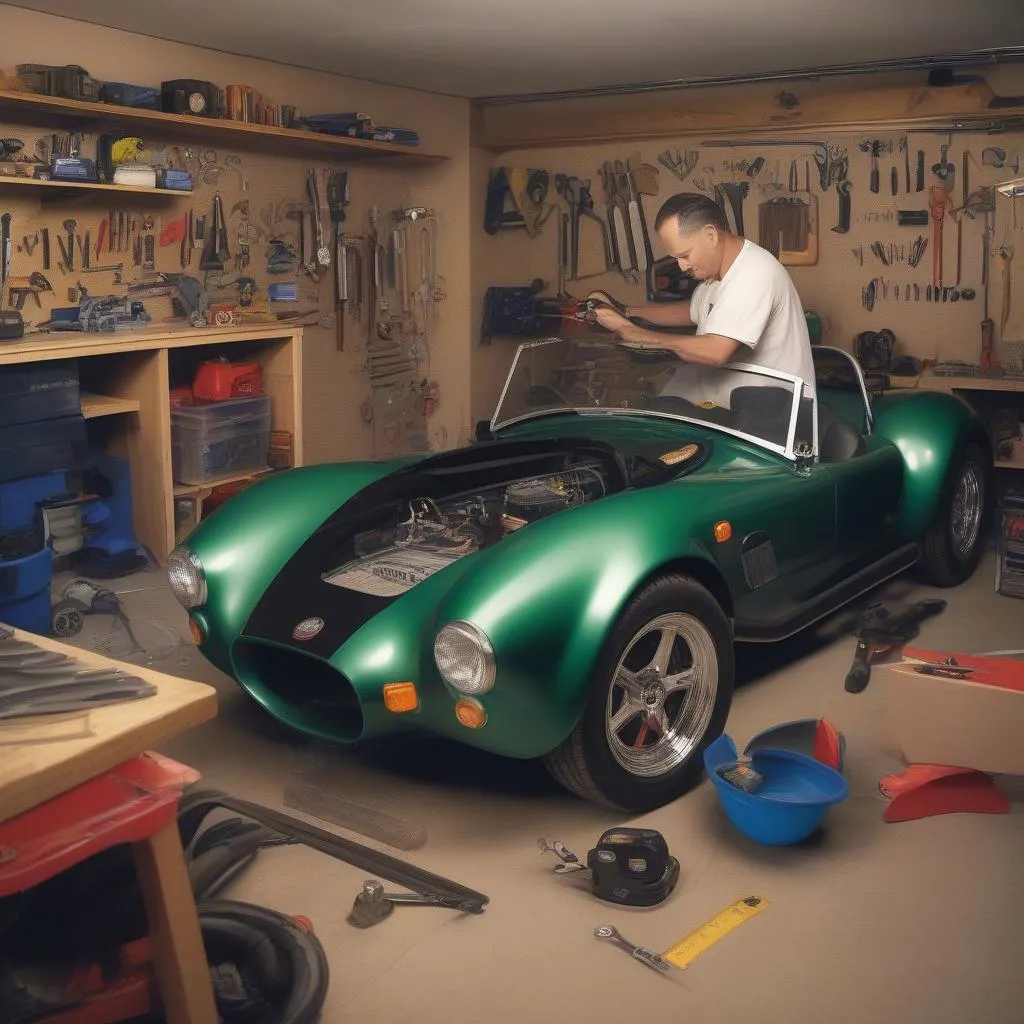 Assemblage d'un kit car Cobra