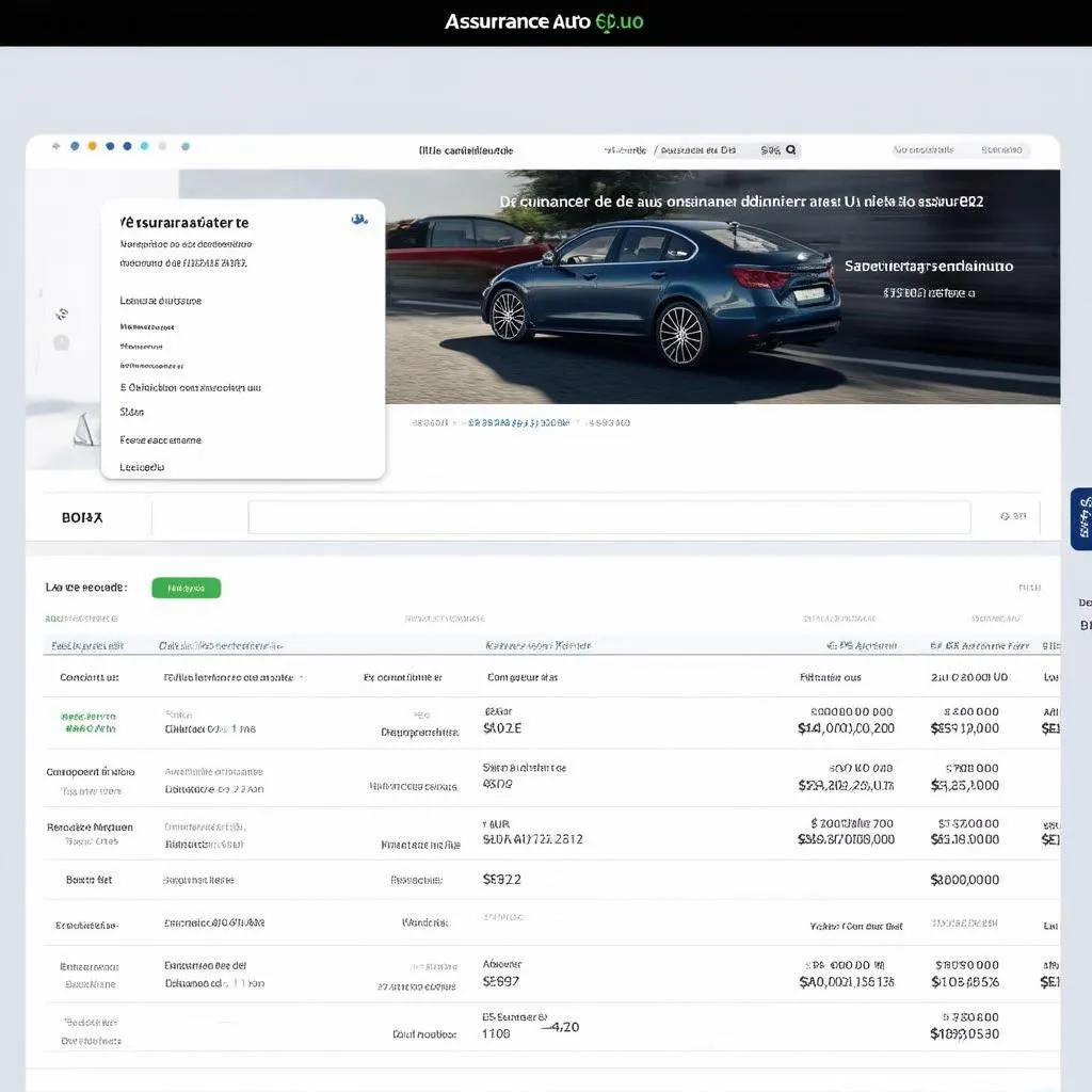 Comparateur d'assurance auto