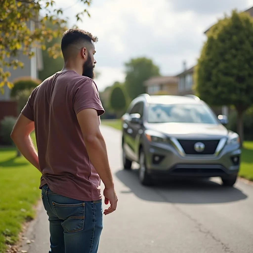 Conflit de stationnement en famille