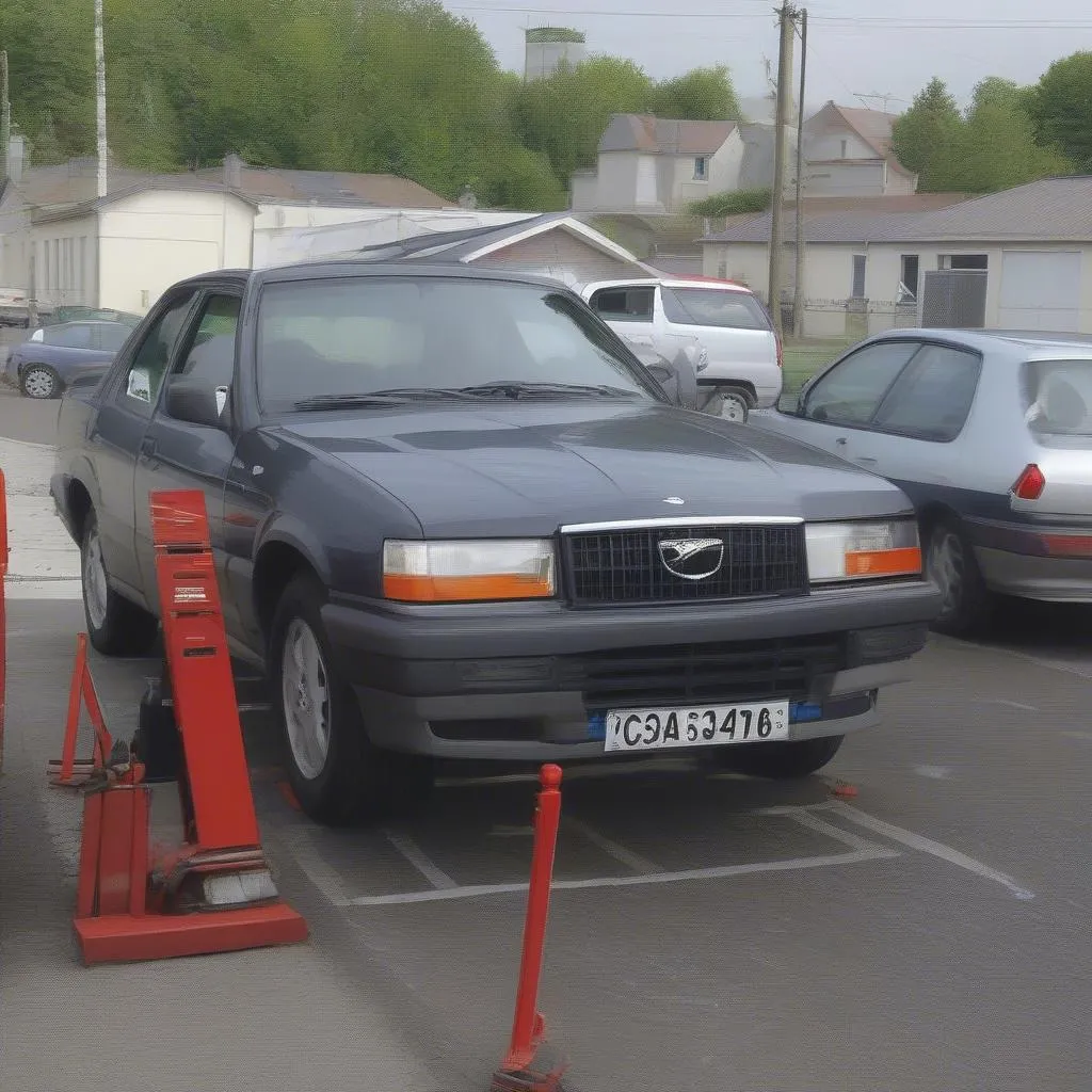 Contrôle technique d'une voiture d'occasion