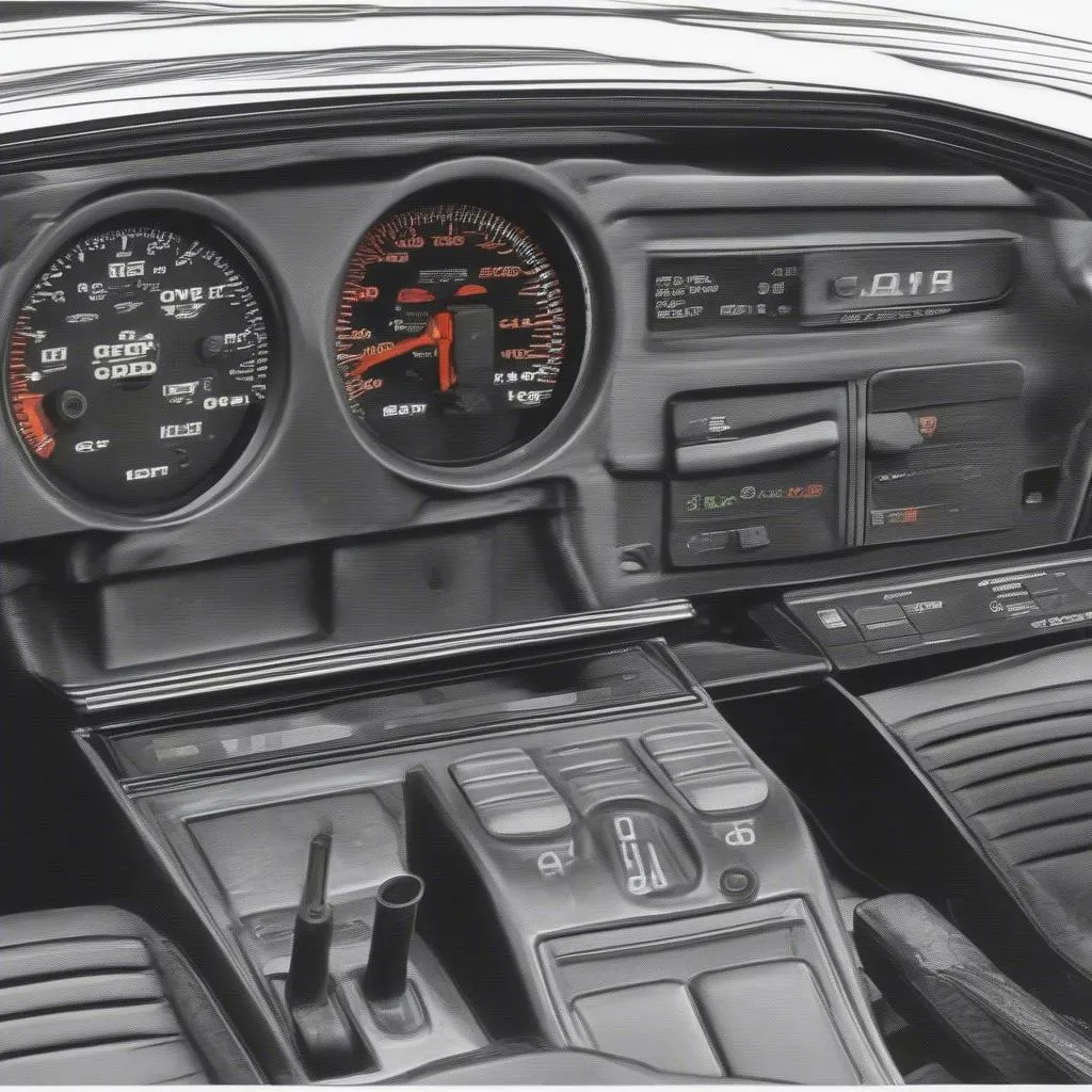 Corvette 1992 dashboard