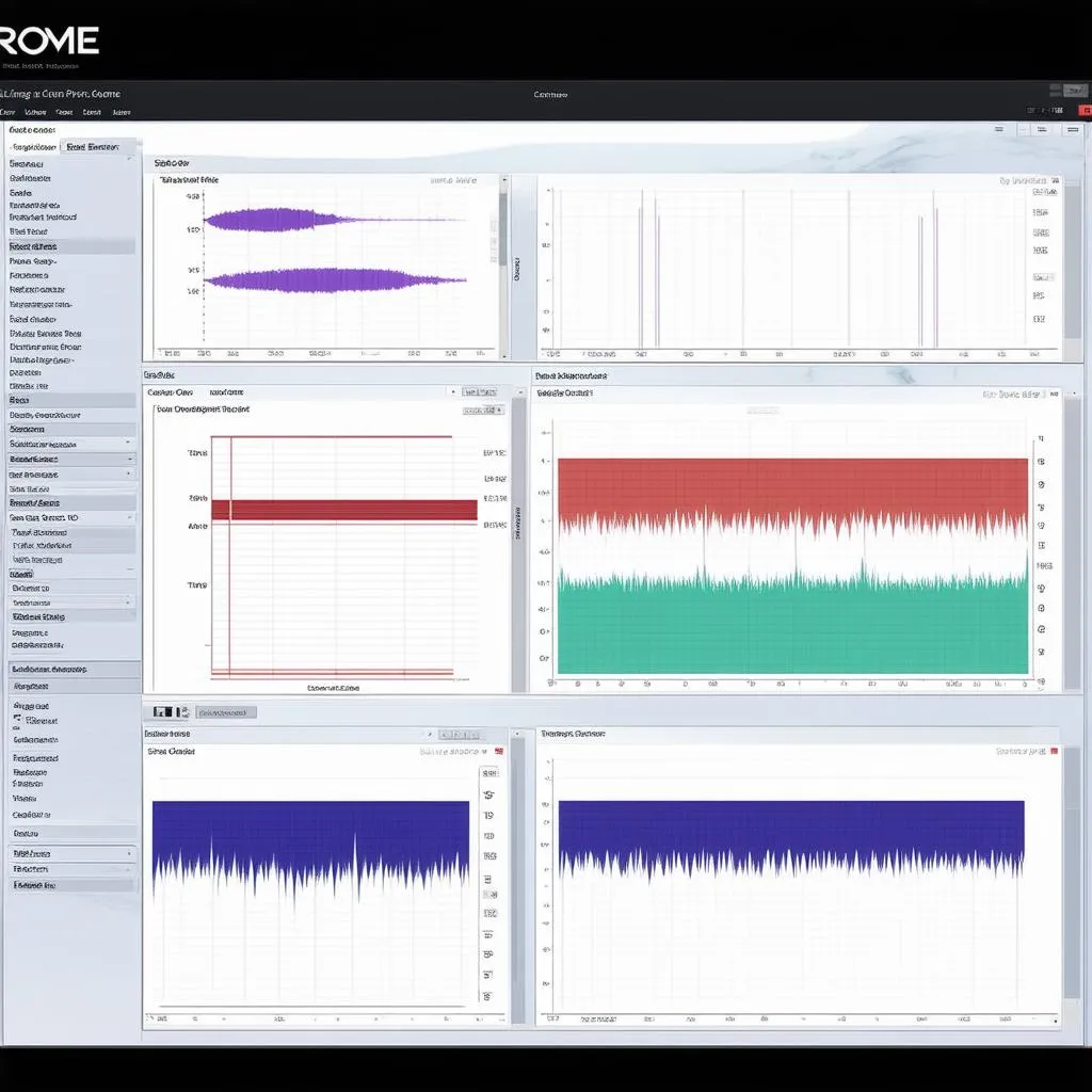 Crome software interface