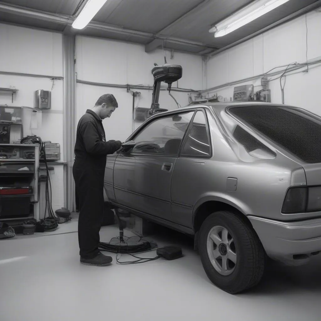 Danicar in a workshop