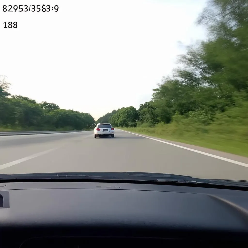 accident de voiture capturé par une dashcam