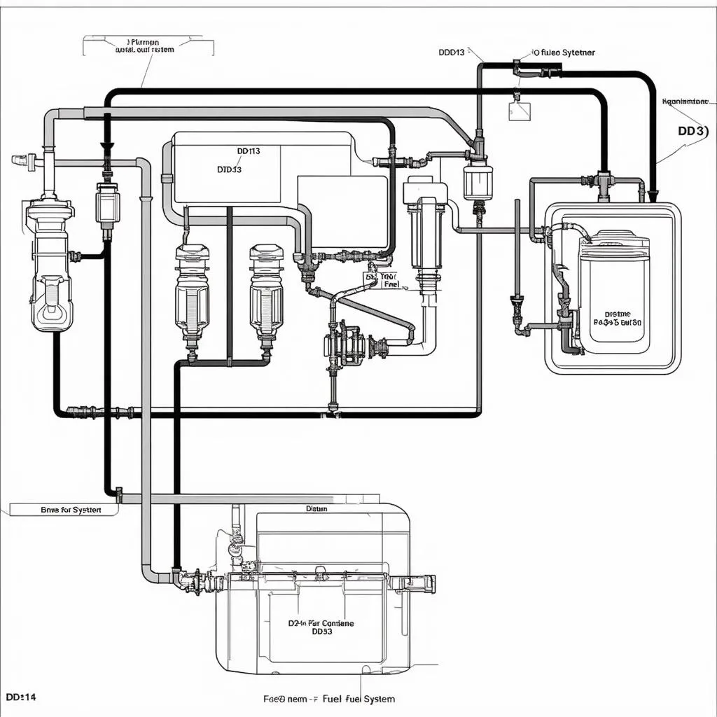 Système d'Alimentation du Moteur DD13