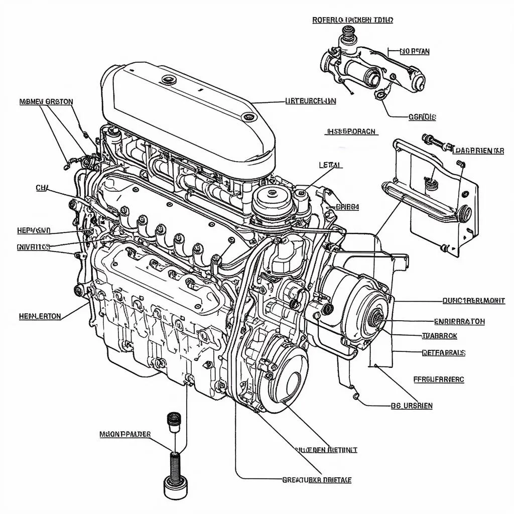 DD15 Engine Components Diagram