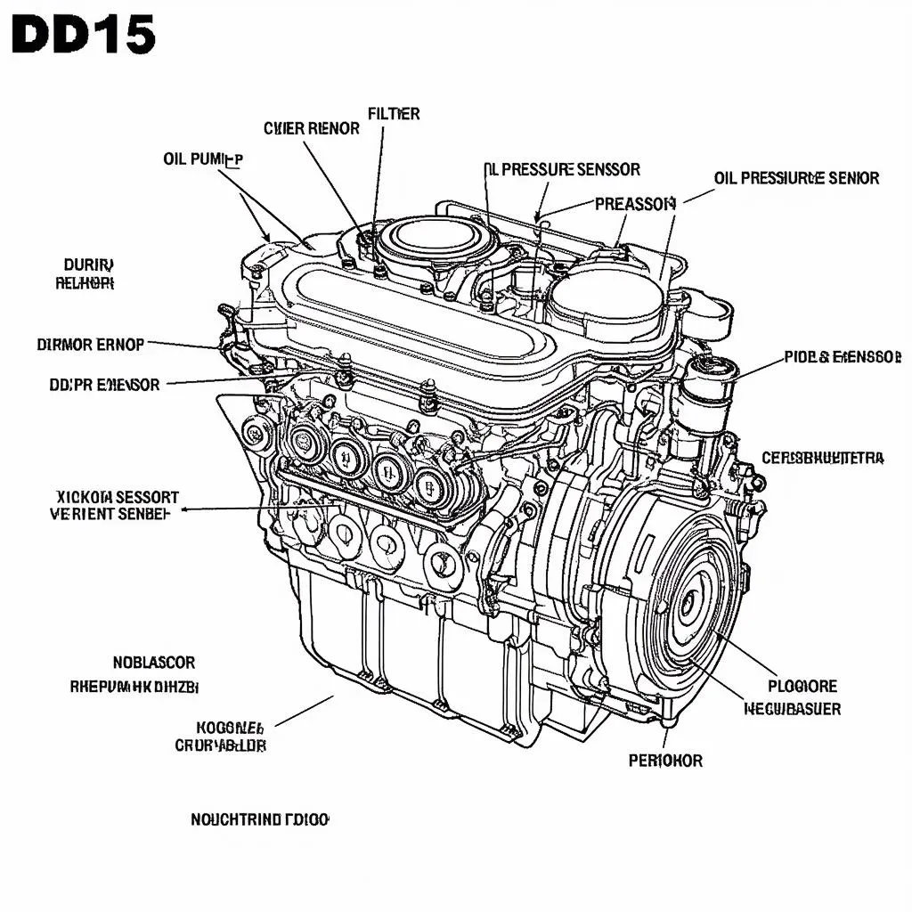 Pièces du moteur DD15