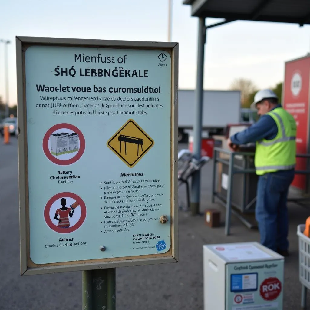 Déchets spéciaux acceptés à la déchetterie Saint Laurent des Autels