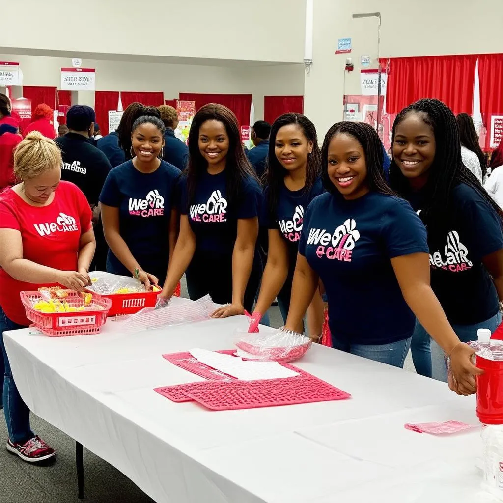 Delta Sigma Theta We Care Event Volunteers