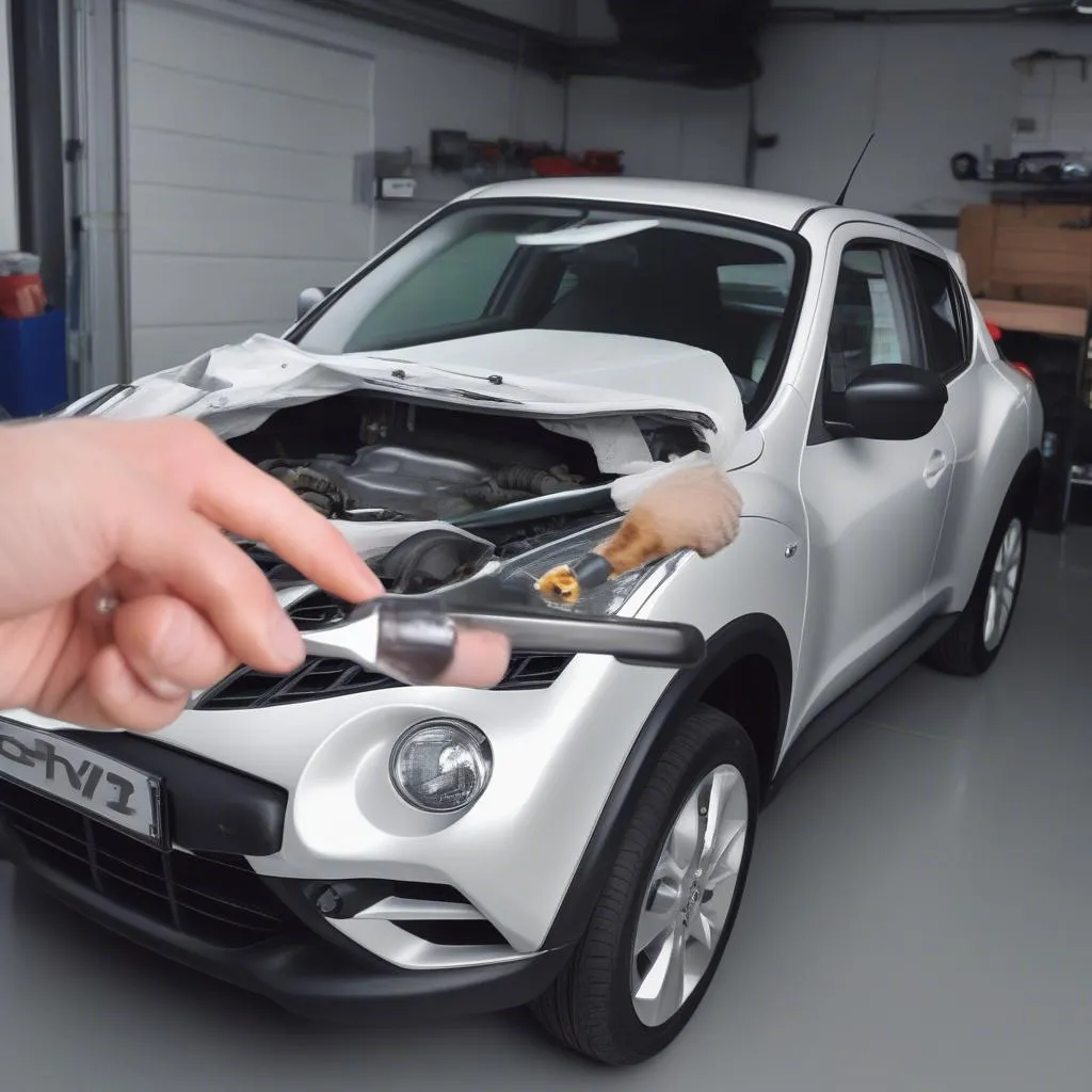 Comment démarrer une Nissan Juke avec une clé manuelle ?