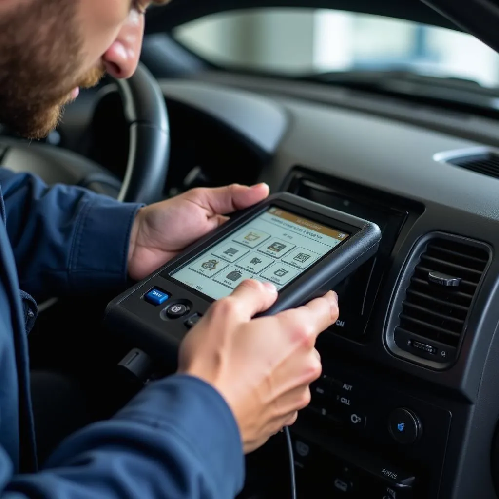 Diagnostic électronique d'une voiture