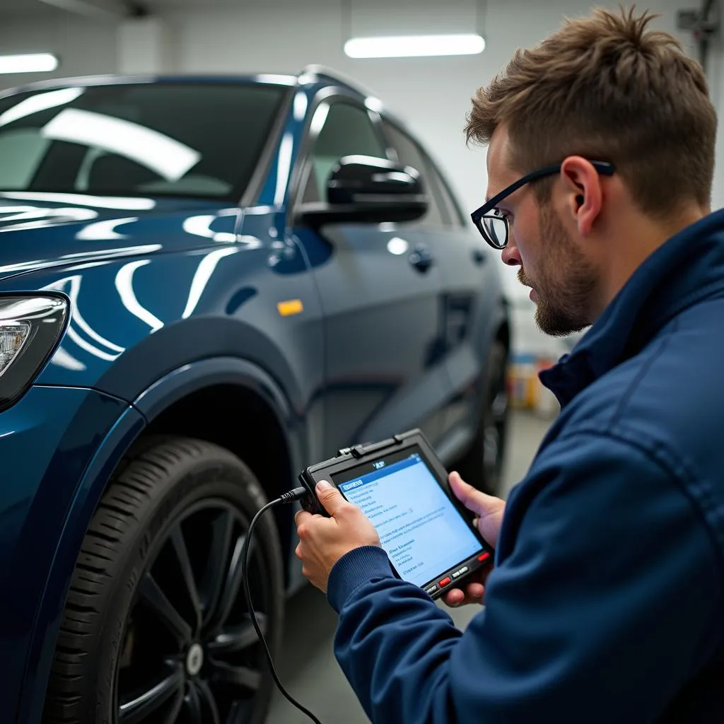 Diagnostic électronique d'une voiture européenne