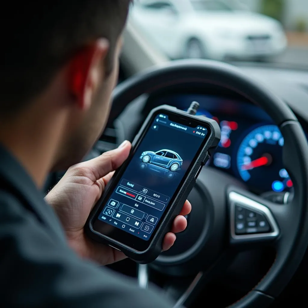 Diagnostic électronique d'une voiture avec un scanner professionnel