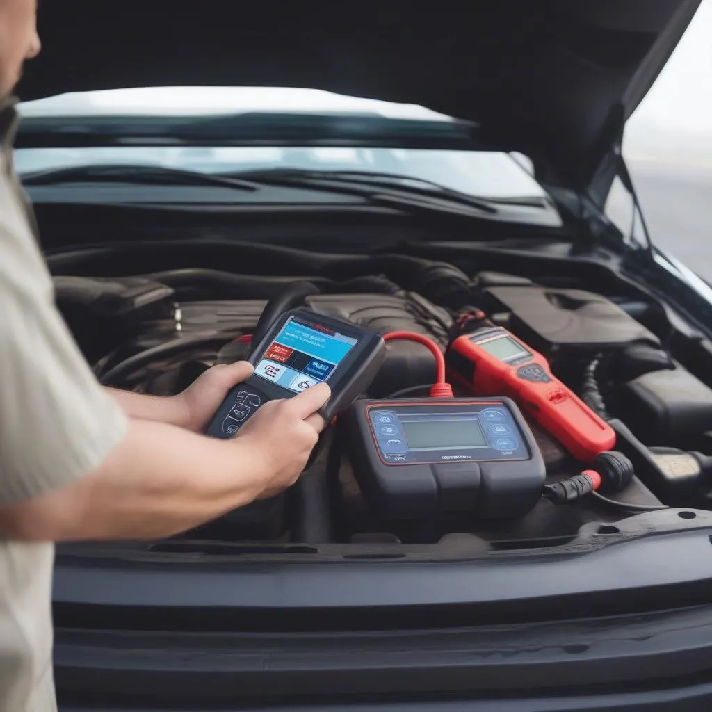 Diagnostic automobile avec l'outil Autel ABS SRS CAN OBD2