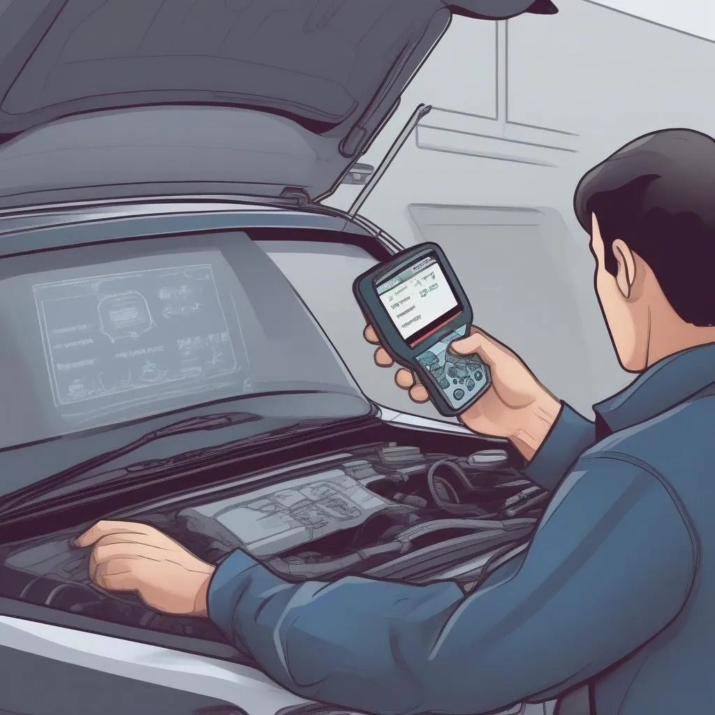 Diagnostic de voiture européenne avec un outil professionnel