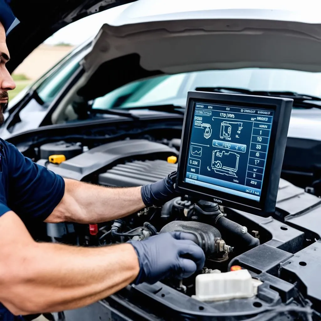 Diagnostic électronique d'une voiture