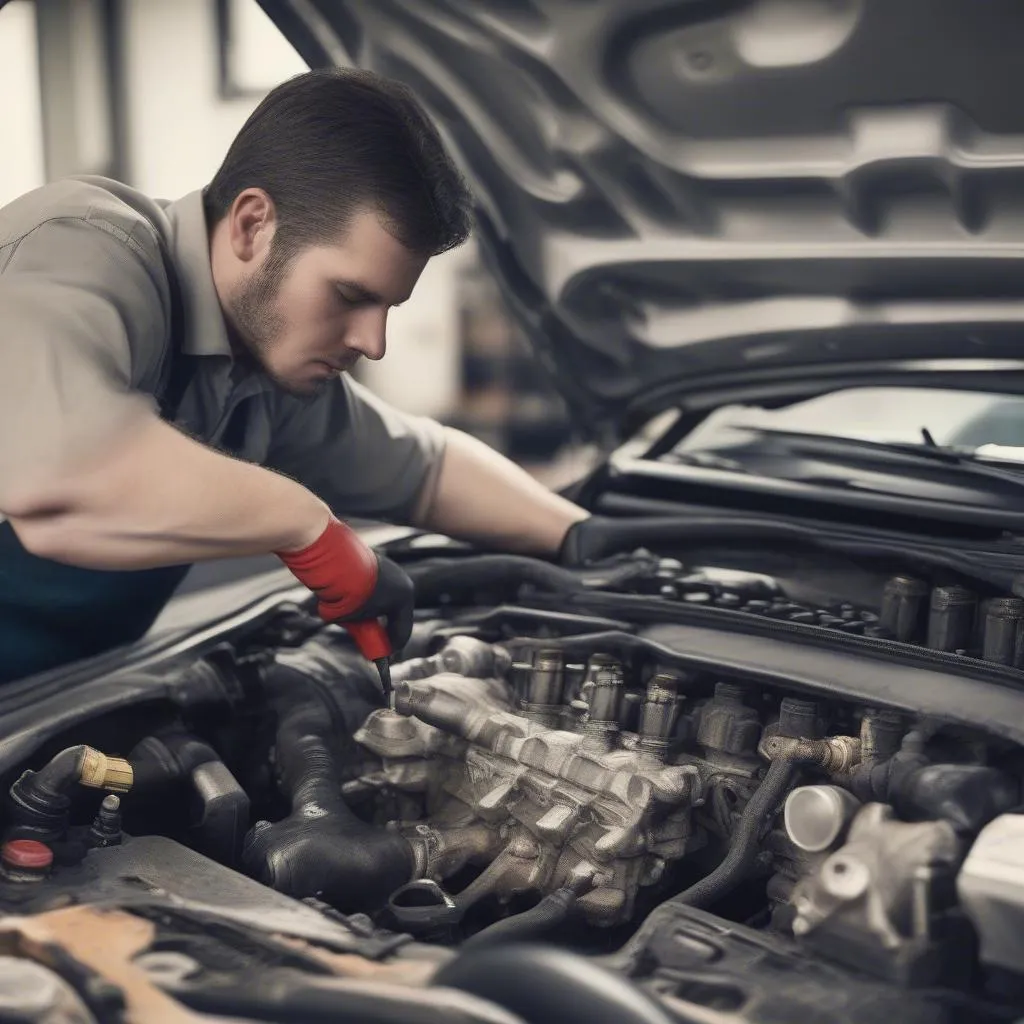 Réparation double déflection de la grille OBD