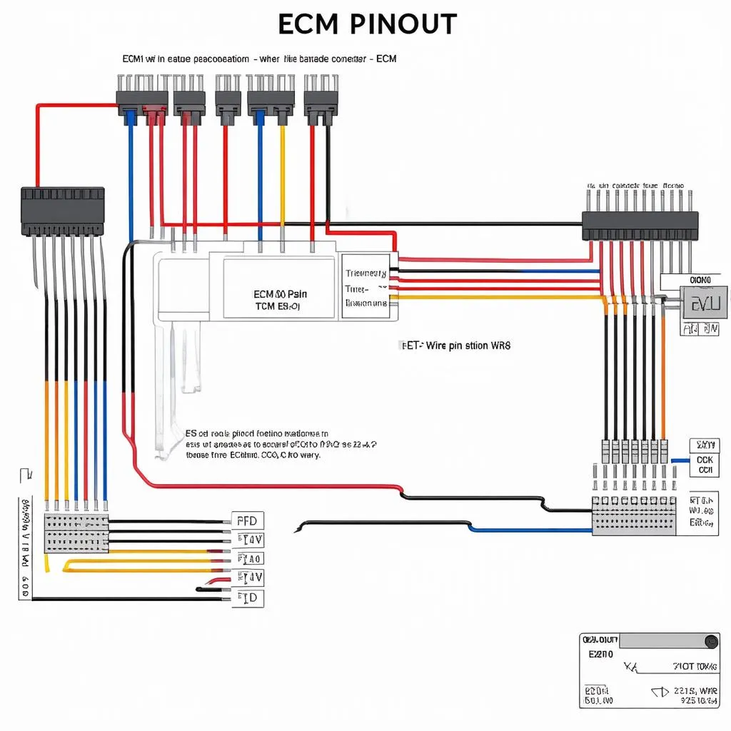 Schéma de brochage ECM Cummins