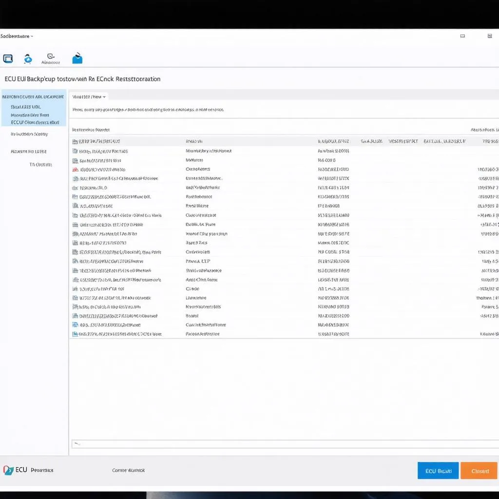ECU Backup