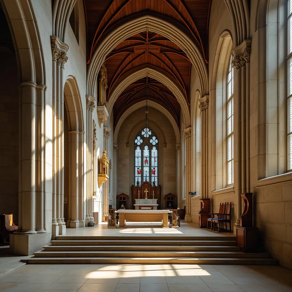 Autel de l'église de Liverdun : détails architecturaux