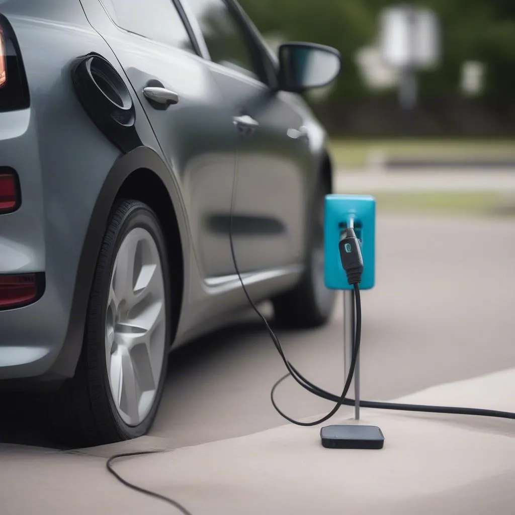 Recharge d'une voiture électrique