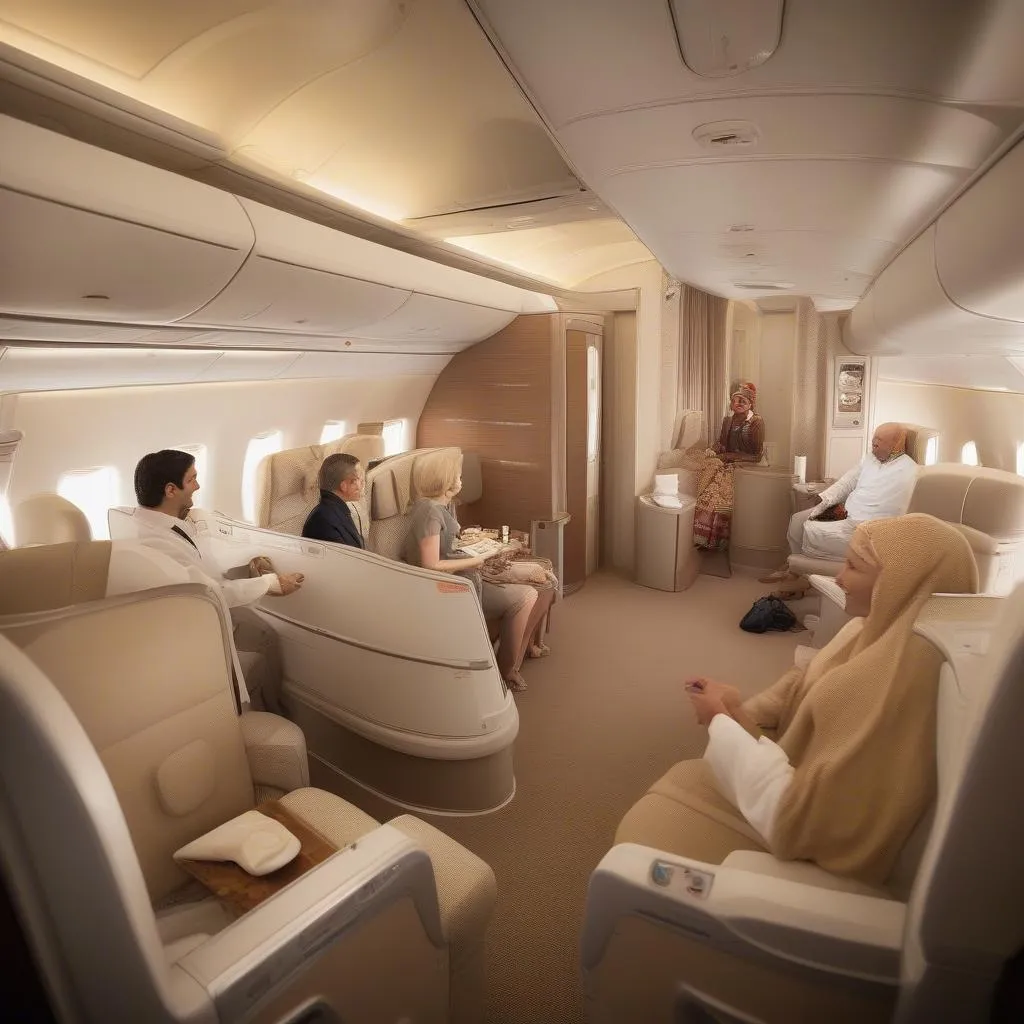 Emirates A380 Interior