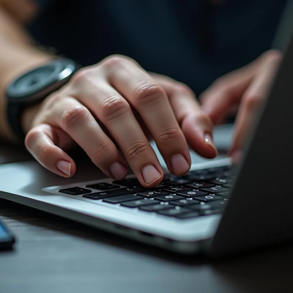 Erreur de Frappe sur Clavier d'Ordinateur Portable