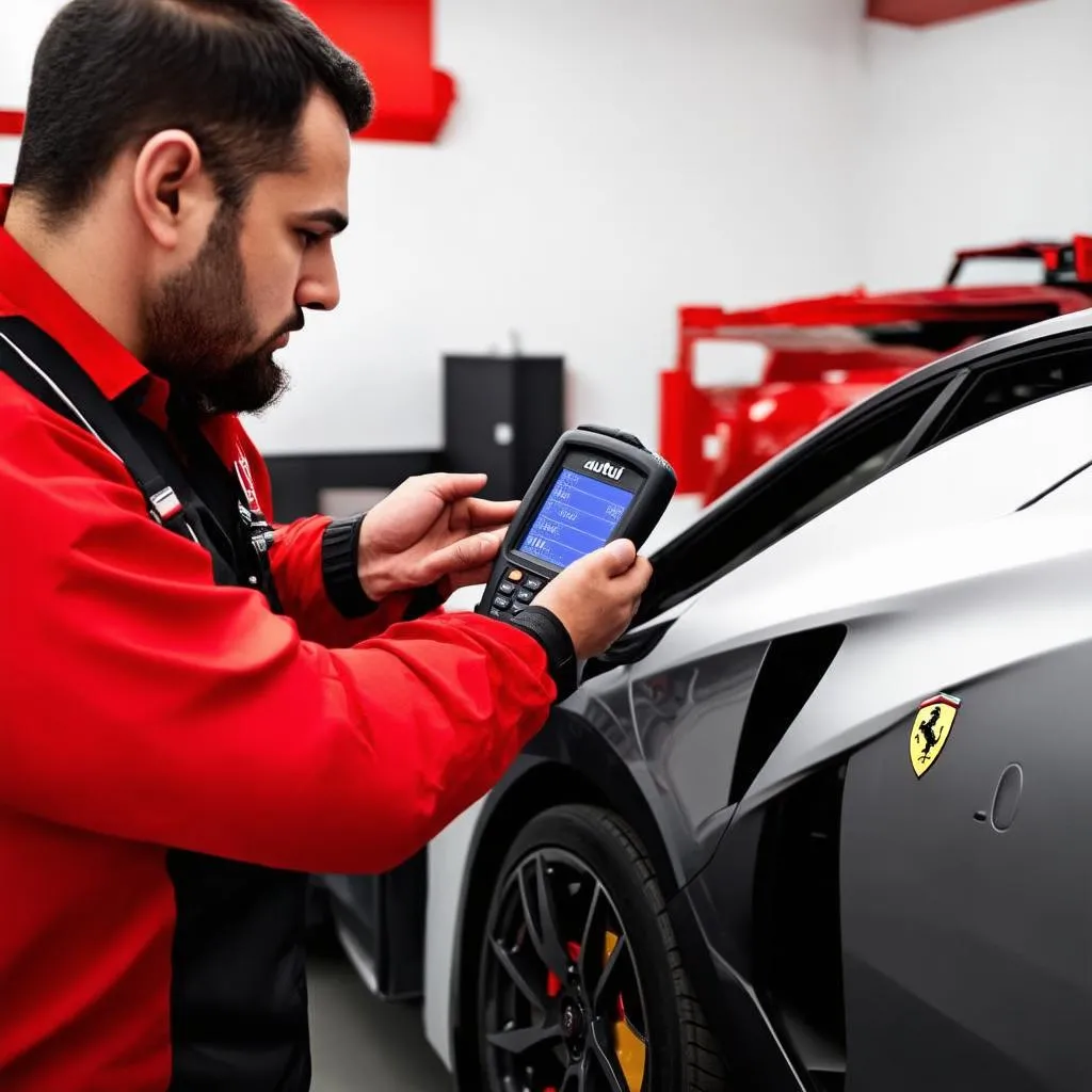 Diagnostic d'une Ferrari