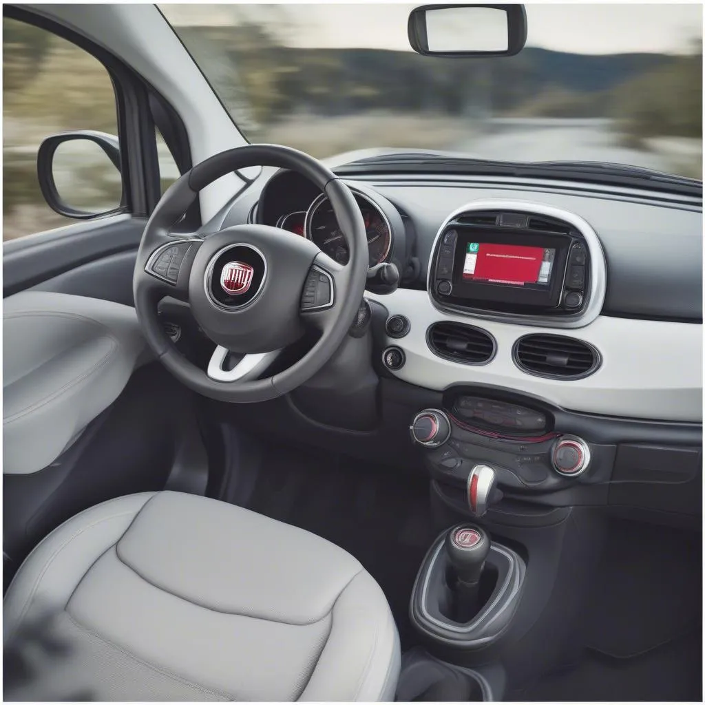 Où trouver la prise OBD sur une Fiat 500X ?